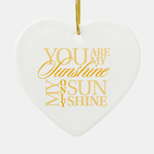 You Are My Sunshine Ceramic Tree Decoration