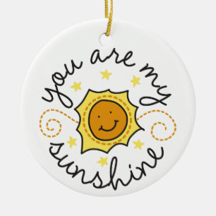 You Are My Sunshine Ceramic Tree Decoration