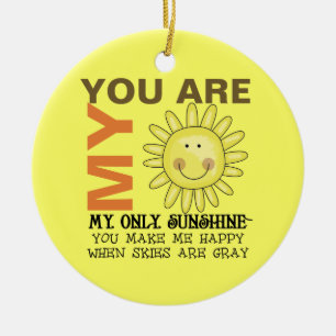 You Are My Sunshine Ceramic Tree Decoration
