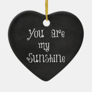 You are My Sunshine Ceramic Tree Decoration