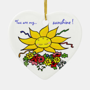 You Are My Sunshine Ceramic Tree Decoration