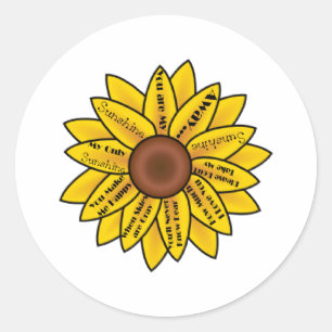 You are my Sunshine Classic Round Sticker