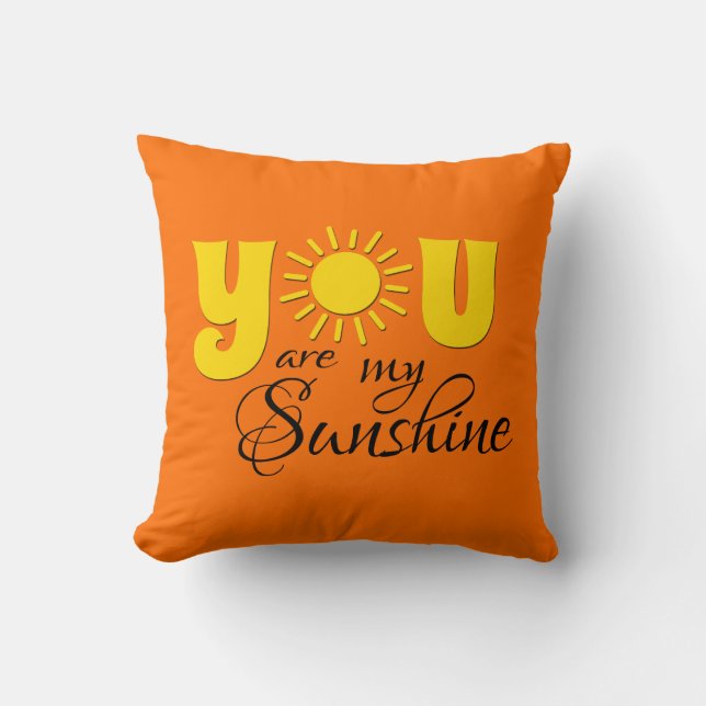 You are my sunshine cushion (Front)