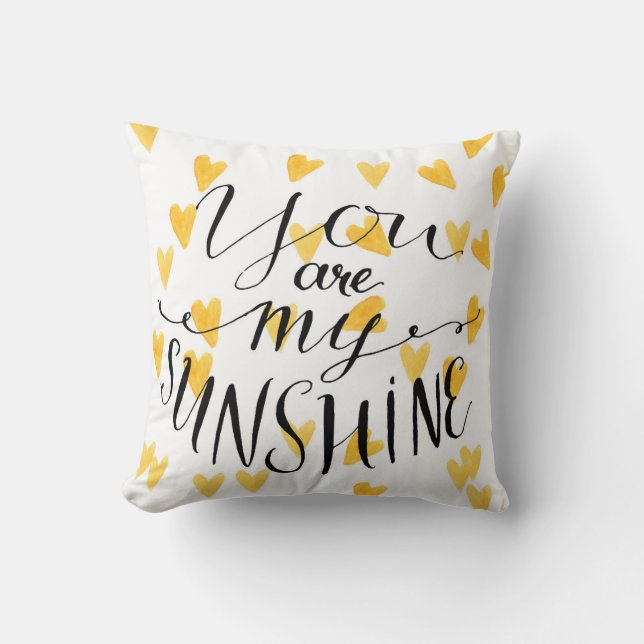 You Are My Sunshine Cushion (Front)