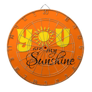 You are my sunshine dartboard