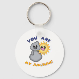 You Are My Sunshine Design Key Ring