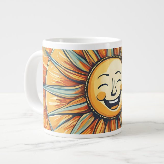 You Are My Sunshine Design Large Coffee Mug (Front Left)