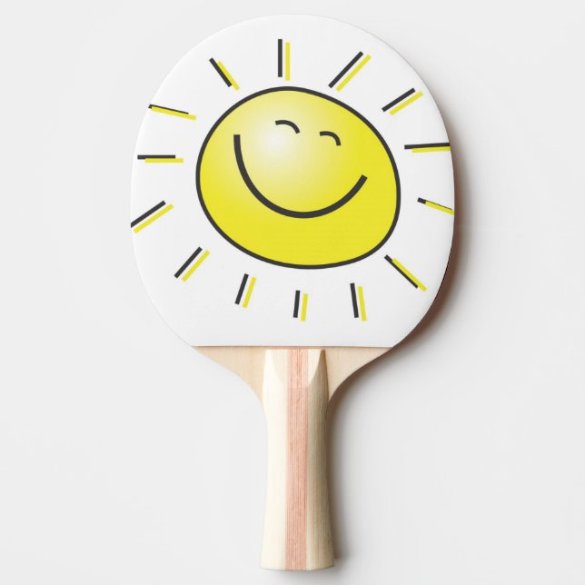 You are my Sunshine Face Ping Pong Paddle (Front)