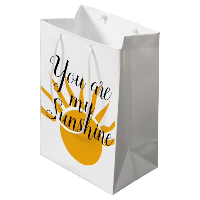 You are my Sunshine Gift Bag (Front Angled)