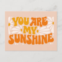 You Are My Sunshine Groovy Graphic