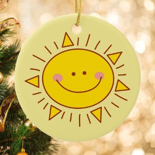 You Are My Sunshine Happy Cute Sunny Day Ceramic Tree Decoration