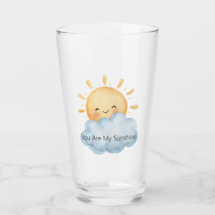 You Are My Sunshine Happy Sun Cloud Glass