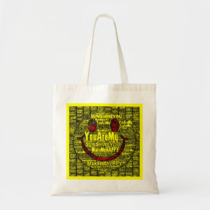 You Are My Sunshine Happy Tote Bag