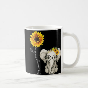 You Are My Sunshine Hippie Sunflower Elephant Gift Coffee Mug