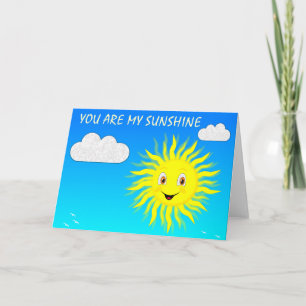 You Are My Sunshine Holiday Card