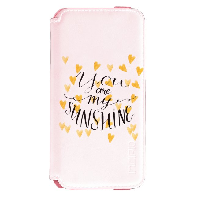 You Are My Sunshine Incipio iPhone Wallet Case (Folio Front)