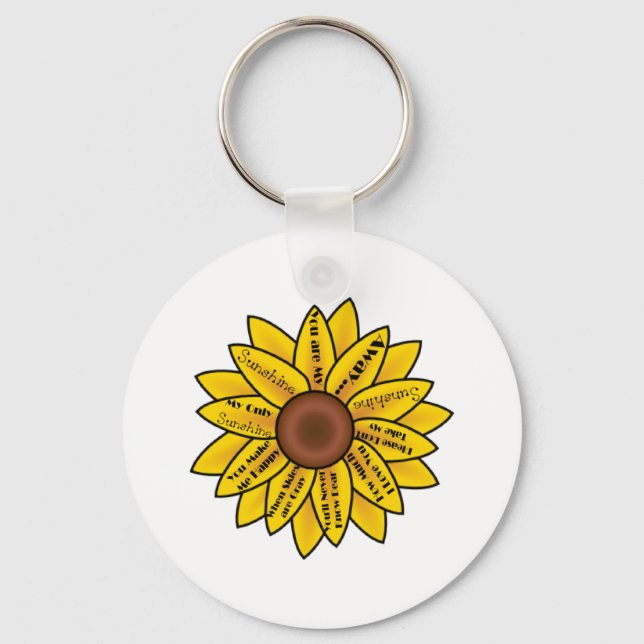 You are my Sunshine Key Ring (Front)