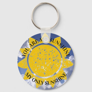 You are my sunshine keychain