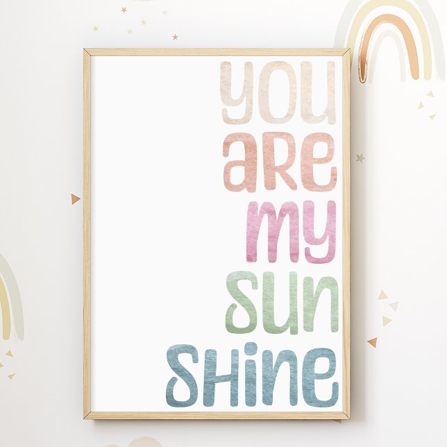 You are my Sunshine Kids Room Print (Creator Uploaded)
