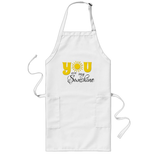 You are my sunshine long apron (Front)