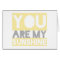 You Are My Sunshine lyrics card