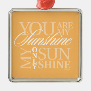 You Are My Sunshine Metal Tree Decoration