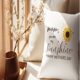 You Are My Sunshine Mum Pillow – Sunflower Mother’