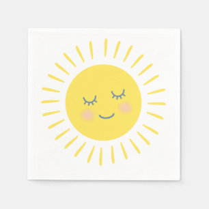 You are my sunshine napkin