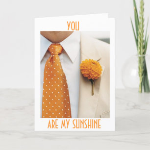 YOU ARE MY SUNSHINE ON A CLOUDY DAY VALENTINE HOLIDAY CARD