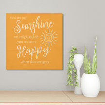You Are My Sunshine Orange Lyrics with Sun