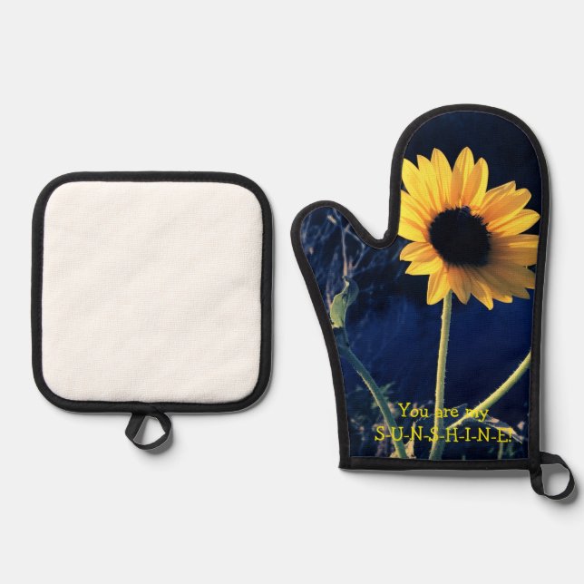 You are my Sunshine! Oven Mitt & Pot Holder Set (Front)