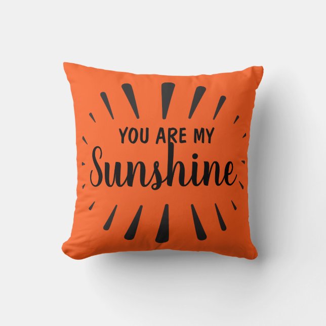 You are my Sunshine Personalized Cushion (Front)