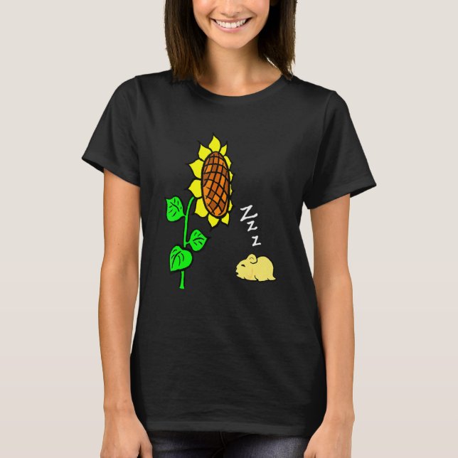 You Are My Sunshine Pet Hamster Yellow Sunflower F T-Shirt (Front)