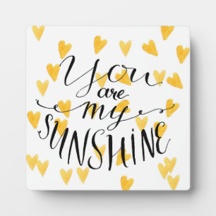 You Are My Sunshine Plaque