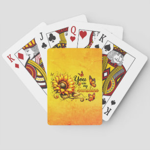 You are my sunshine playing cards
