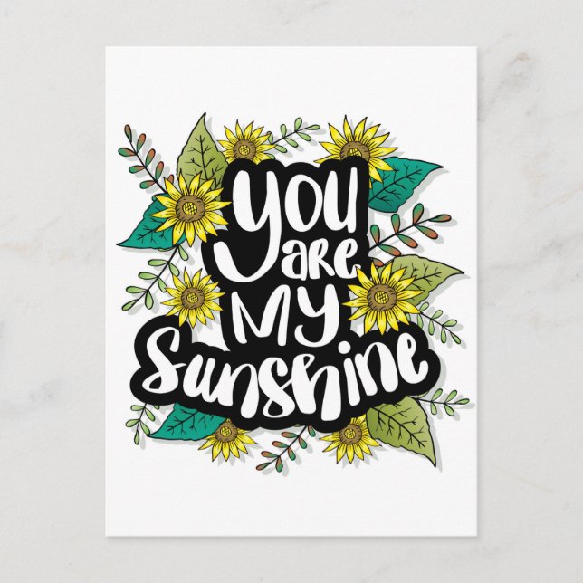 You are my Sunshine  Postcard (Front)