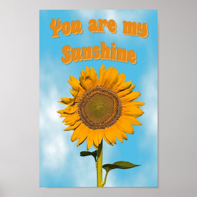 You Are My Sunshine Poster (Front)