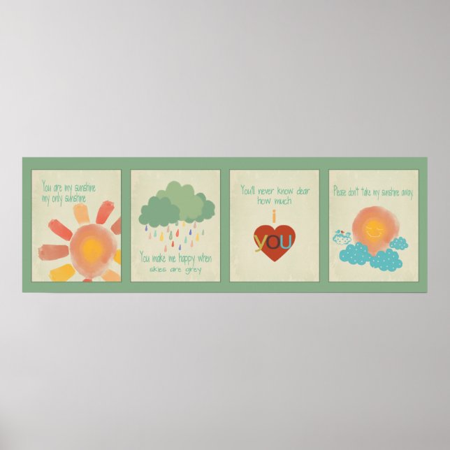 You Are My Sunshine Poster (Front)