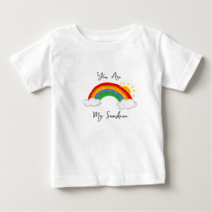  You are my sunshine rainbow toddler t-shirt. Baby T-Shirt