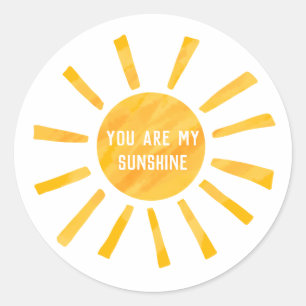 You Are My Sunshine Sticker