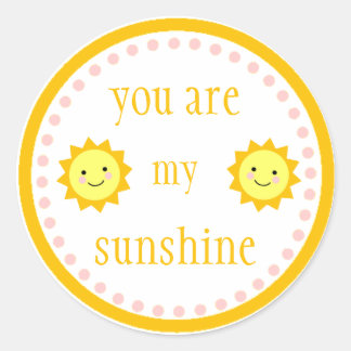 You Are My Sunshine Sticker