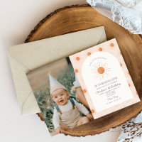 You are my Sunshine Sun Retro Minimal 1st Birthday