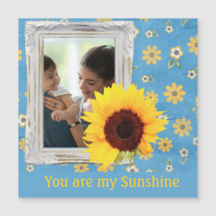 You are my sunshine Sunflower Acrylic Award Keych