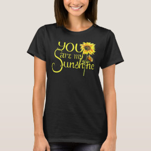 You Are My Sunshine Sunflower Butterfly T-Shirt