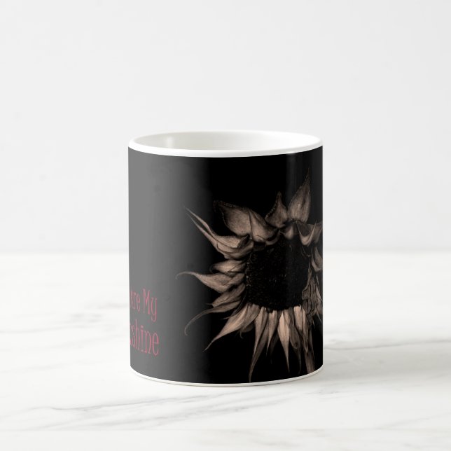 You Are My Sunshine Sunflower Cute Unique Cool Coffee Mug (Center)