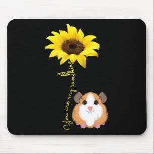 You Are My Sunshine Sunflower Guinea Pig Mum Mouse Mat