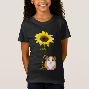 You Are My Sunshine Sunflower Guinea Pig Mum T-Shirt