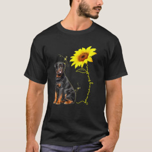 You Are My Sunshine Sunflower Rottweiler Lover T-Shirt
