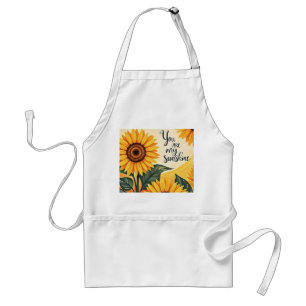 You Are My Sunshine Sunflowers Standard Apron