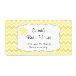 You are my sunshine water bottle or favour label